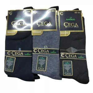 Çega Bambu Erkek Soket Çorap 12li Paket (MC-96-14)