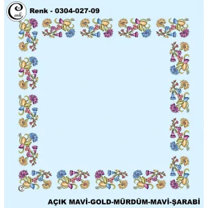 Cenk 90 Cm Ortası Boş Poşet İçi Yazma(Cnk-304-27-09)