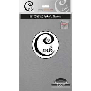Cenk Düz 100cm Gümüş Gri Yazma (301-118)