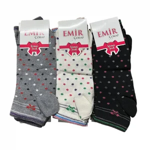 Emir Kadın Patik Çorap 12li Paket (BC-95-09)