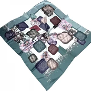 İpekten Dijital Twill Eşarp (TE9707)