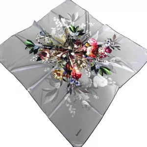 İpekten Dijital Twill Eşarp (TE9806)