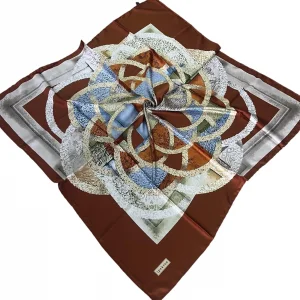 İpekten Dijital Twill Eşarp (TE9902)