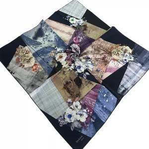 İpekten Dijital Twill Eşarp (TE9918)