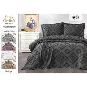 Julyana Yatak Örtüsü Seti 3 parça Ayda (ytkö03)