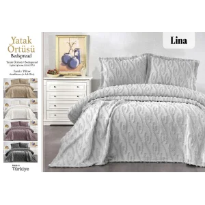 Julyana Yatak Örtüsü Seti 3 parça Lina (ytkö06)