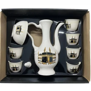 Kabe Desenli Porselen Zemzem Takımı (zm04)