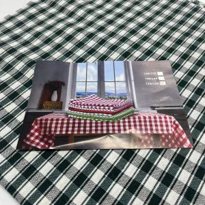 Yeşil Kareli Dokuma Sofra Bezi 170x170 cm 1 Adet( Sofra9005)