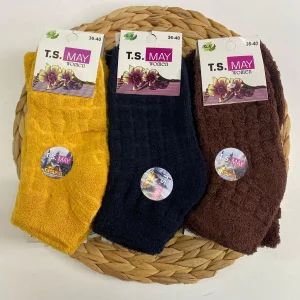 MAY Kadın Termal Patik Çorap 12li Paket (BC-99-60)