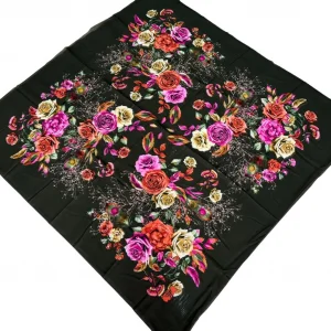 Nisa 100cm Polyester Oyalık Yazma (Ns-99-02)
