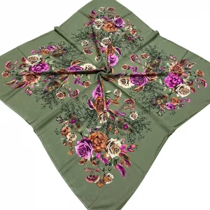 Nisa 100cm Polyester Oyalık Yazma (Ns-99-07)