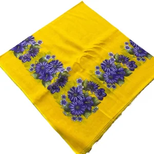 Pamuk Bebek Sarı-Lila Yazma