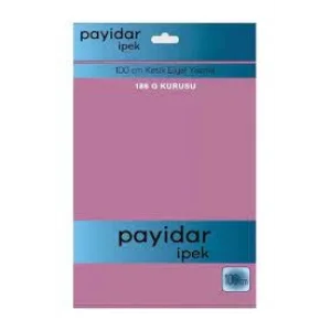 Payidar İpek 100 Cm Gül Kurusu Düz Poşetli Yazma (PYR-601-186)