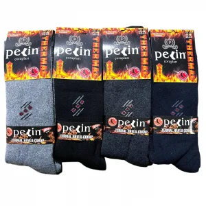 Pelin Erkek Termal Soket Çorap 12li Paket (MC-97-30)