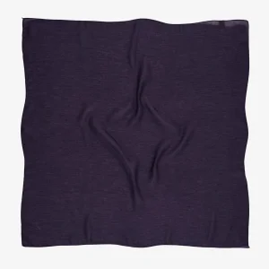 Picasso Düz Pırıltı Kehribar Eşarp Mor (ry9907)