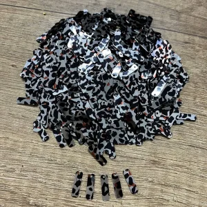 Pleksi Oya İşleme Pulu Baget 50 gr. Gümüş Zebra (pul02-58)