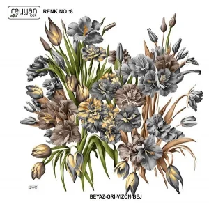 Reyyan Desenli Oyalık Yazma (ryyn-404-31)