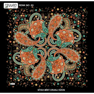 Reyyan Desenli Oyalık Yazma (ryyn-413-10)