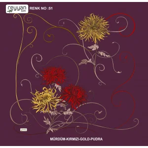 Reyyan Desenli Oyalık Yazma (ryyn-414-06)