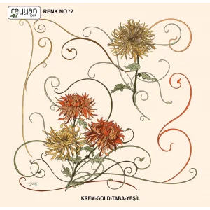 Reyyan Desenli Oyalık Yazma (ryyn-414-15)