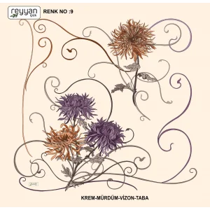 Reyyan Desenli Oyalık Yazma (ryyn-414-17)