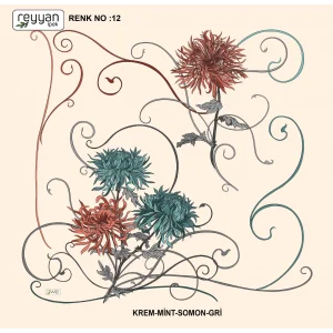 Reyyan Desenli Oyalık Yazma (ryyn-414-19)