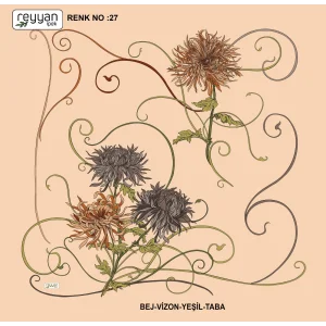 Reyyan Desenli Oyalık Yazma (ryyn-414-25)