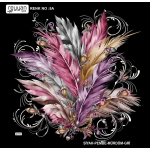 Reyyan Desenli Oyalık Yazma (ryyn-417-07)