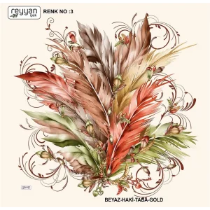 Reyyan Desenli Oyalık Yazma (ryyn-417-08)