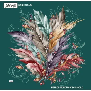 Reyyan Desenli Oyalık Yazma (ryyn-417-13)