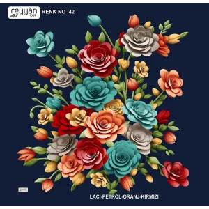 Reyyan Desenli Oyalık Yazma (ryyn-418-06)