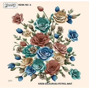 Reyyan Desenli Oyalık Yazma (ryyn-418-21)