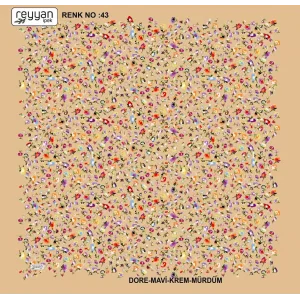 Reyyan Desenli Oyalık Yazma (ryyn-419-14)