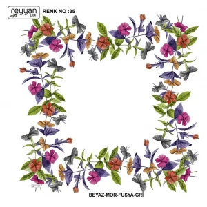Reyyan Desenli Oyalık Yazma (ryyn-420-03)