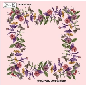 Reyyan Desenli Oyalık Yazma (ryyn-420-04)