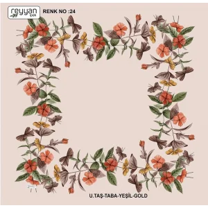 Reyyan Desenli Oyalık Yazma (ryyn-420-08)