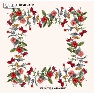 Reyyan Desenli Oyalık Yazma (ryyn-420-13)