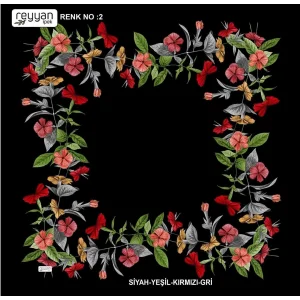 Reyyan Desenli Oyalık Yazma (ryyn-420-18)