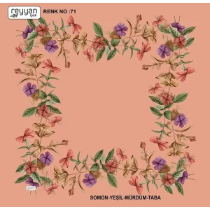 Reyyan Desenli Oyalık Yazma (ryyn-420-19)