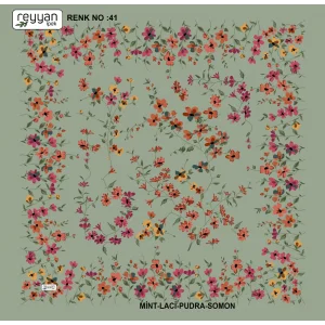 Reyyan Desenli Oyalık Yazma (ryyn-421-08)