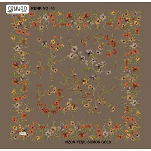 Reyyan Desenli Oyalık Yazma (ryyn-421-09)