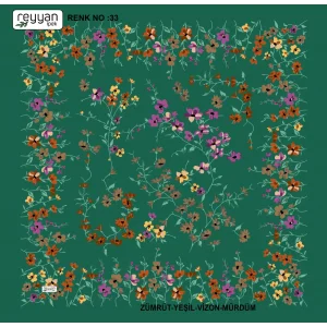 Reyyan Desenli Oyalık Yazma (ryyn-421-10)