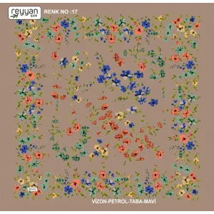 Reyyan Desenli Oyalık Yazma (ryyn-421-13)