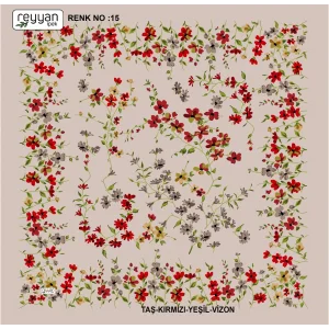 Reyyan Desenli Oyalık Yazma (ryyn-421-14)