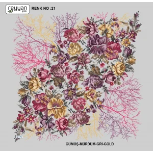 Reyyan İpek 100 cm Oyalık Yazma (ryyn-328-02)