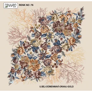 Reyyan İpek 100 cm Oyalık Yazma (ryyn-328-08)