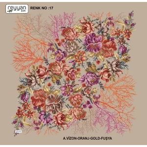 Reyyan İpek 100 cm Oyalık Yazma (ryyn-328-23)