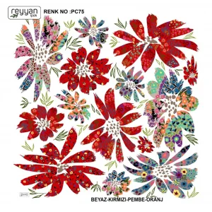 Reyyan İpek 100 cm Oyalık Yazma (ryyn-358-18)