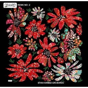 Reyyan İpek 100 cm Oyalık Yazma (ryyn-358-19)