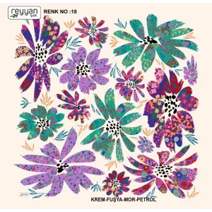 Reyyan İpek 100 cm Oyalık Yazma (ryyn-358-23)